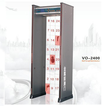 VO-2400, Multi-zones Sensitive security door frame metal detector with DSP / Microprocessor Control